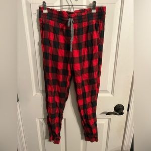 Aerie plaid pj pants size small